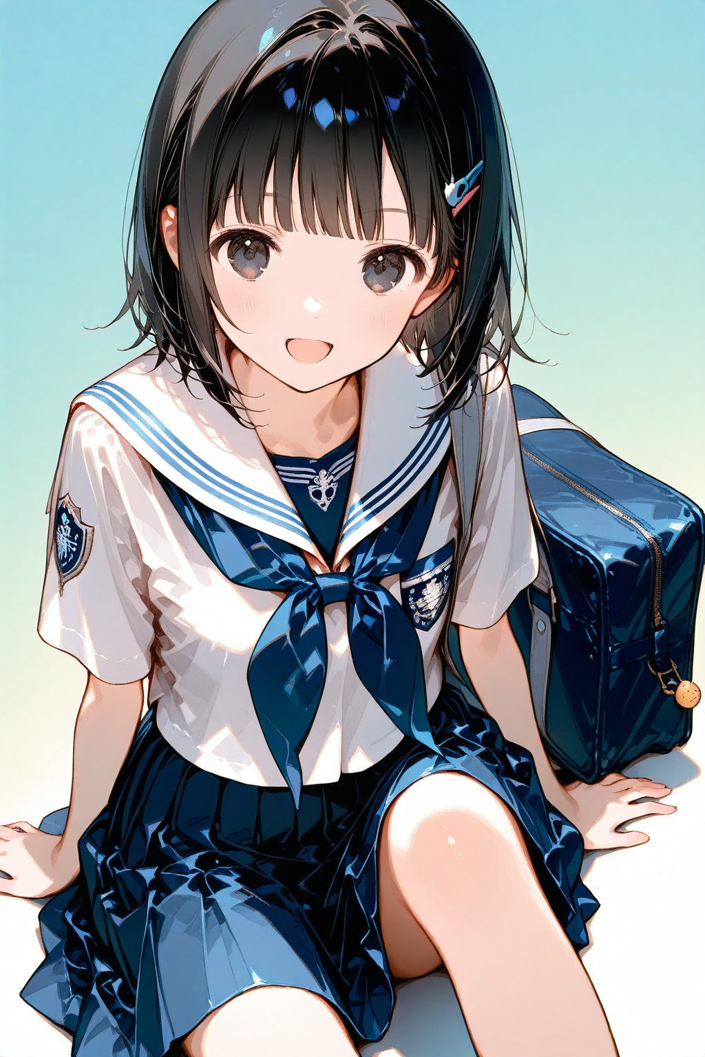 登校の妹ちゃん✨