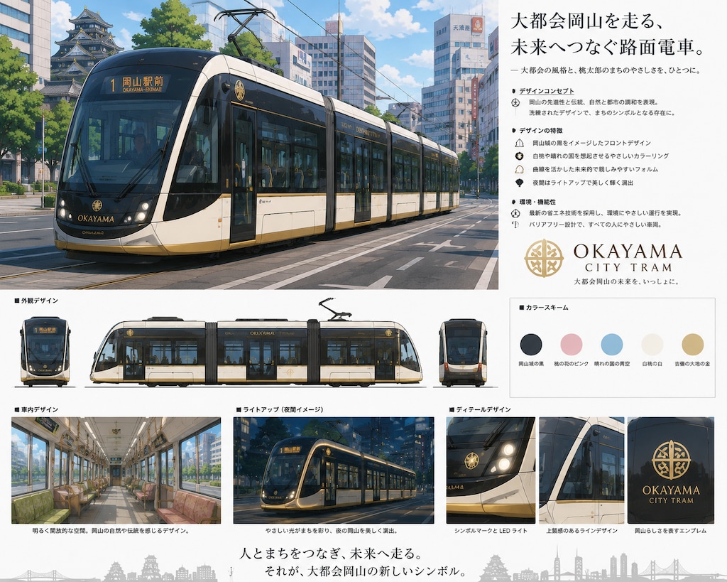 ウソ路面電車。