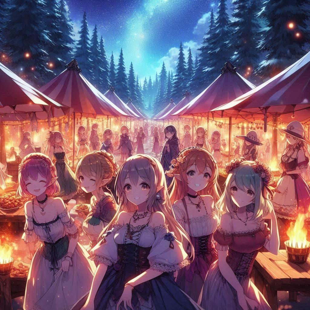 異世界のお祭り | の人気AIイラスト・グラビア