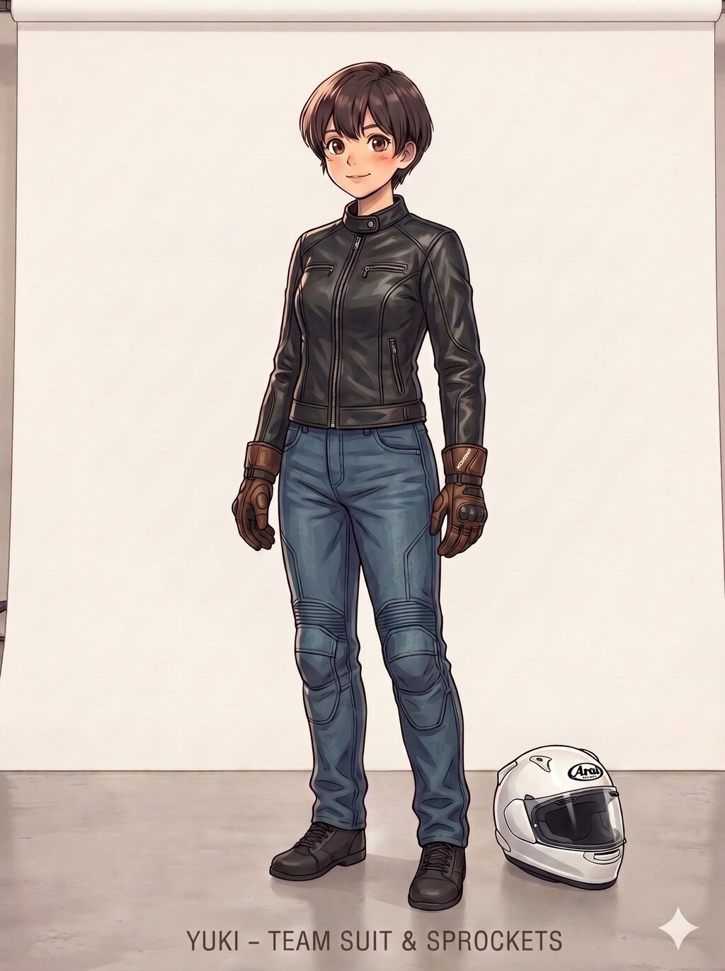 KenjiとYukiのバイクウェアと愛車