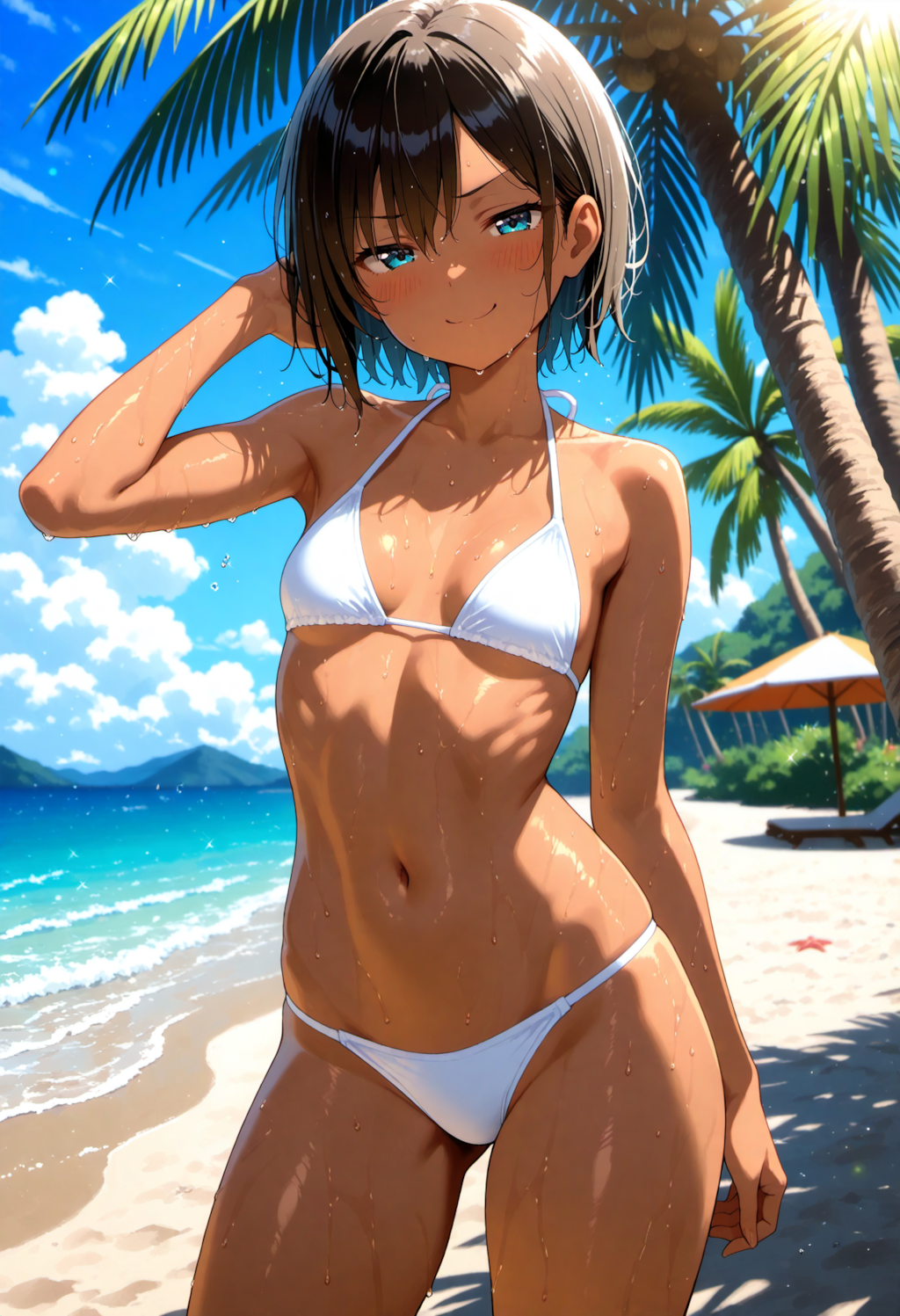 褐色ちゃん(水着)