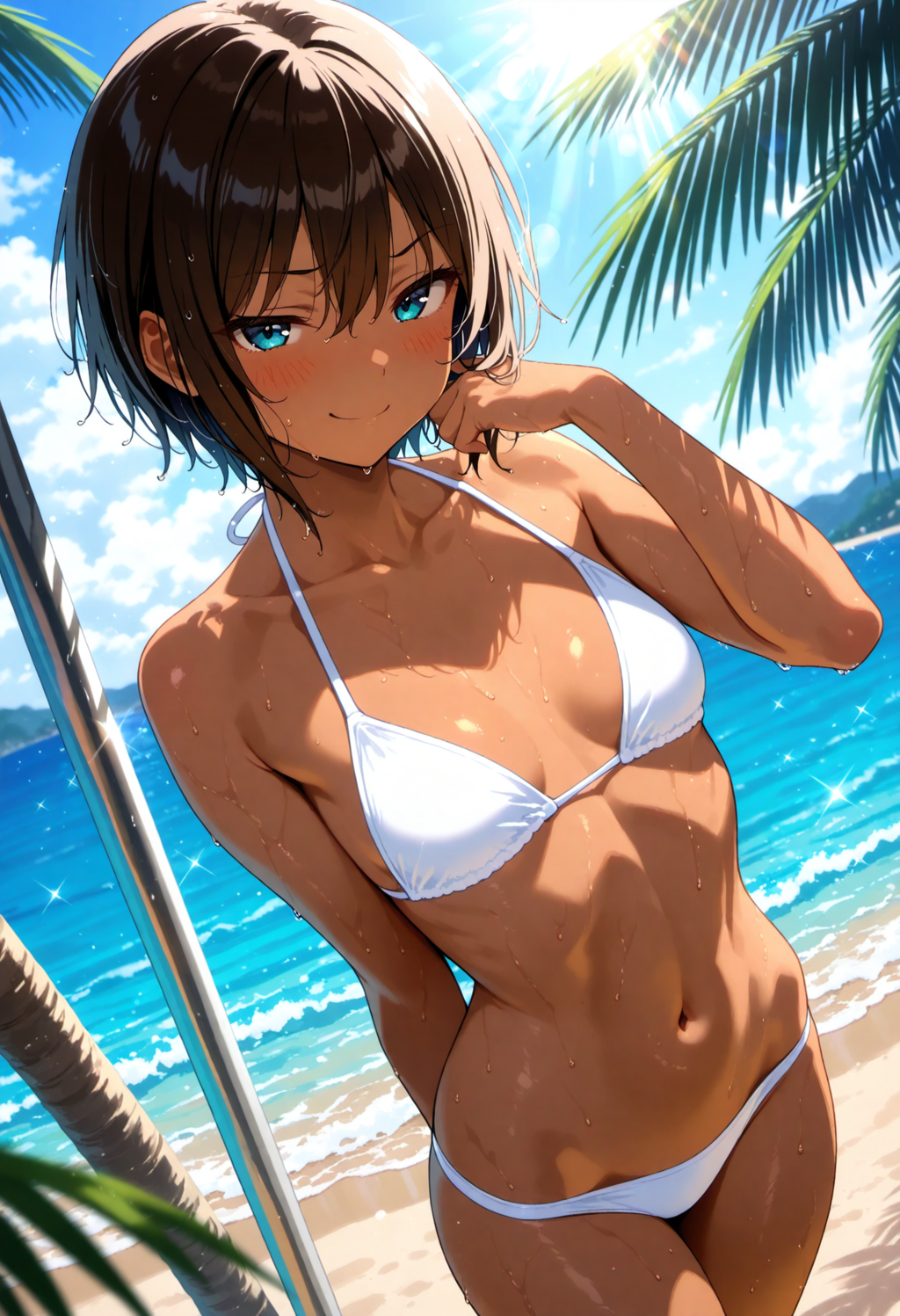 褐色ちゃん(水着)