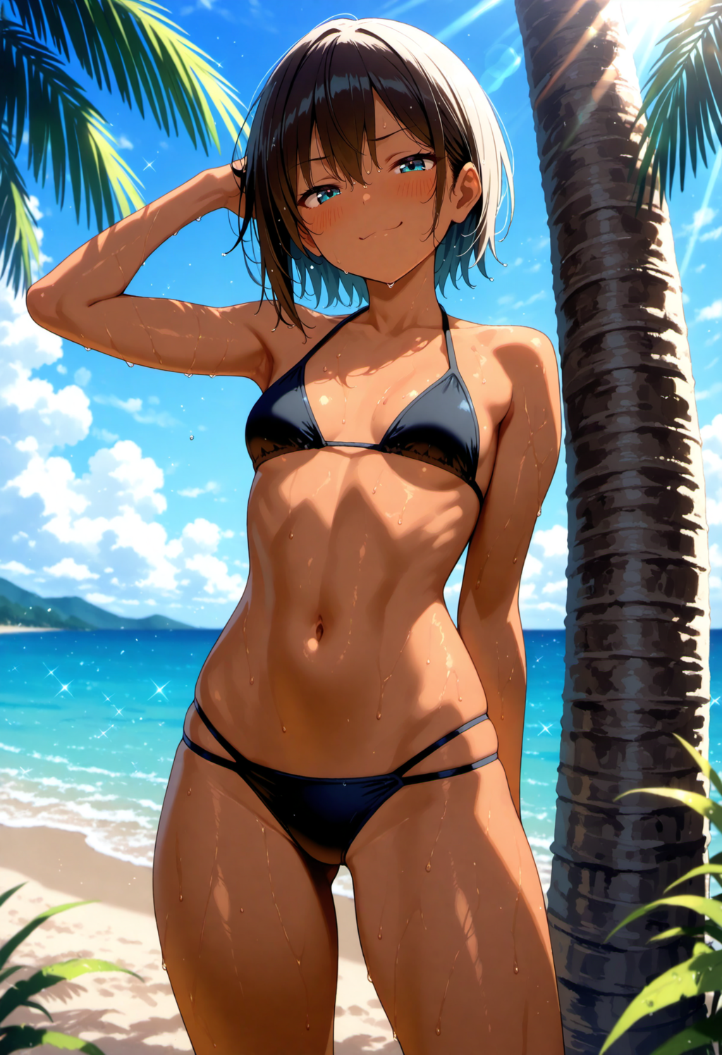 褐色ちゃん(水着)