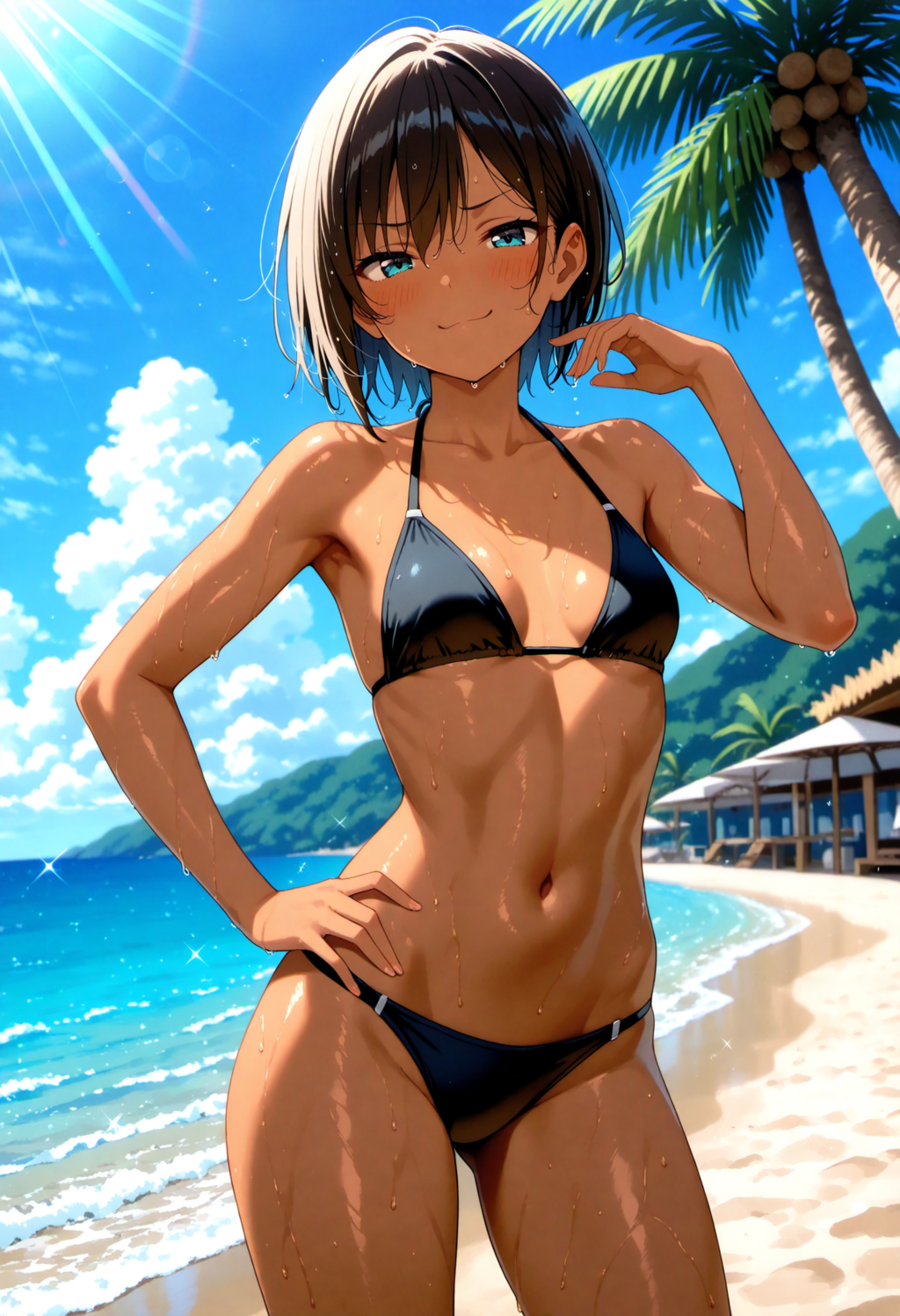 褐色ちゃん(水着)