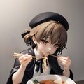 鳩羽つぐ3D つぐちゃんとラーメン 4枚目