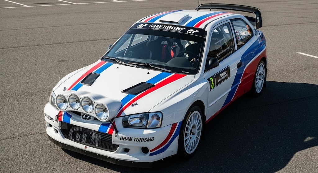 ヒュンダイアクセントラリーカー