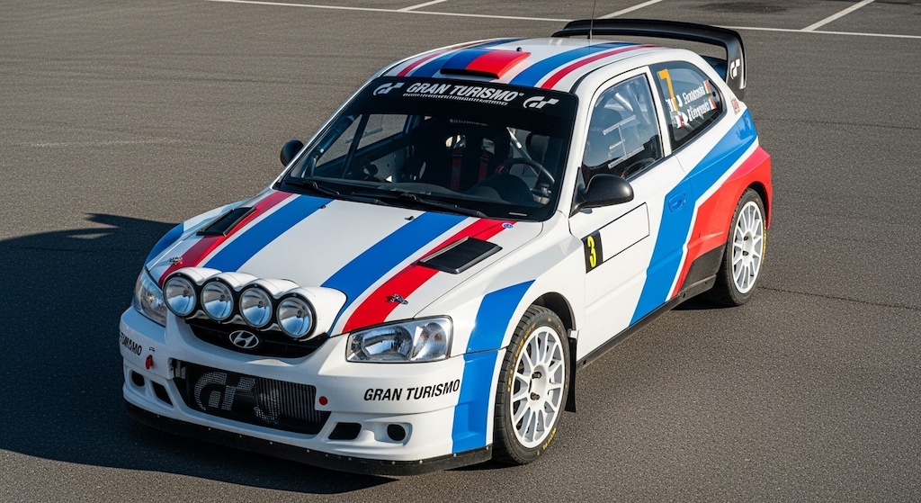 ヒュンダイアクセントラリーカー