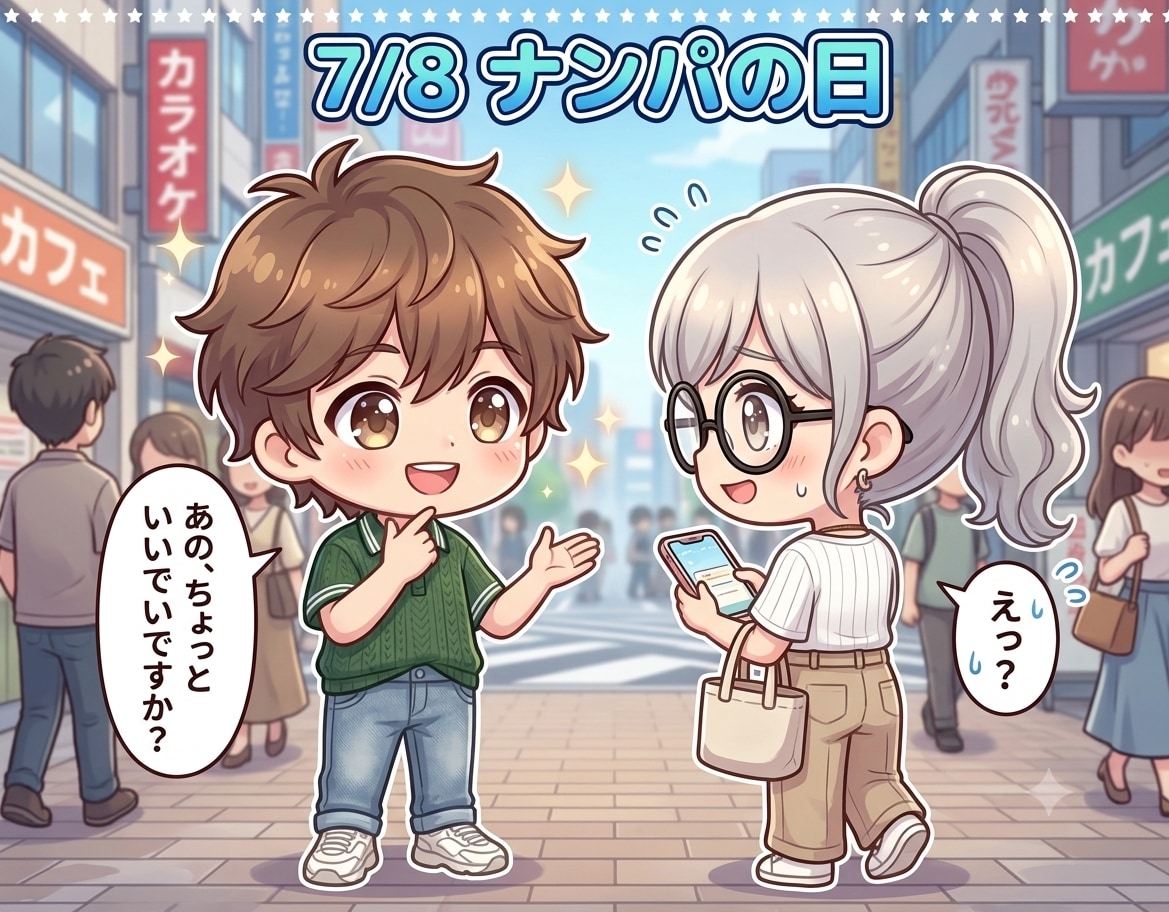 今日は「ナンパの日」