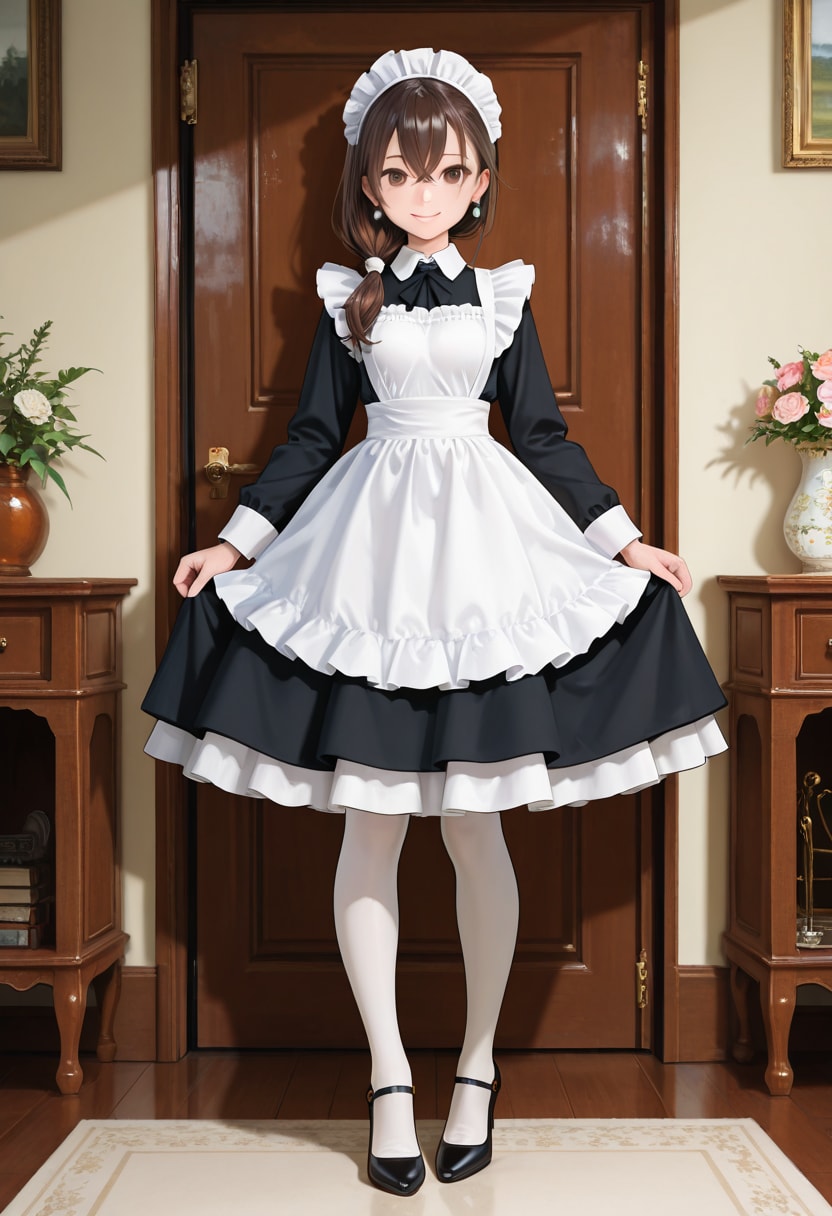歩美 Maid Costumes (1) | の人気AIイラスト・グラビア
