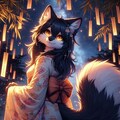 狐獣人の七夕 6枚目