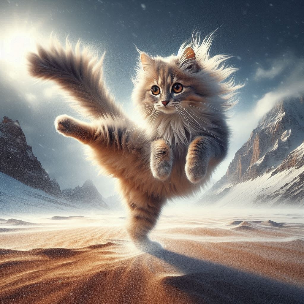 極限環境下で踊る猫