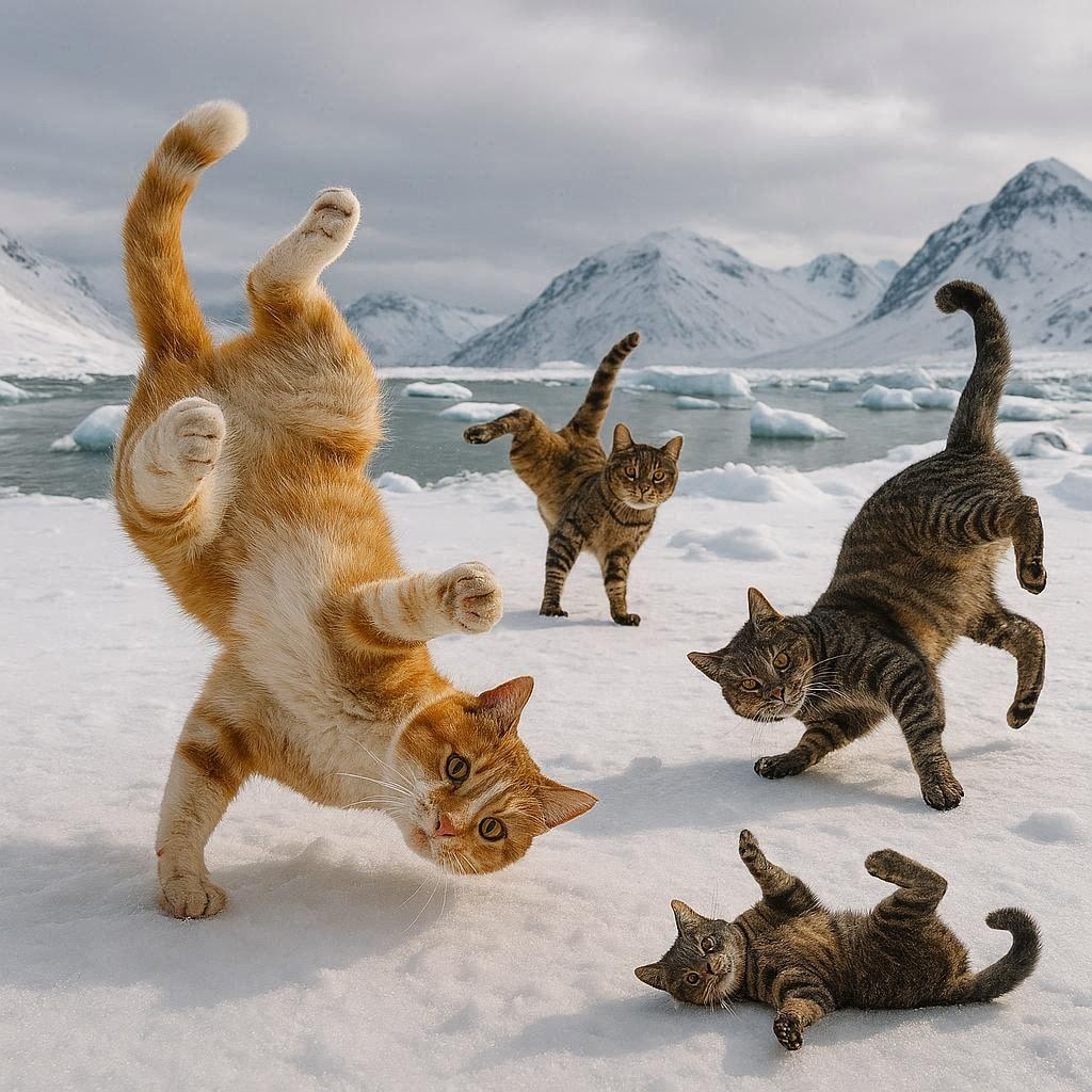 極限環境下で踊る猫