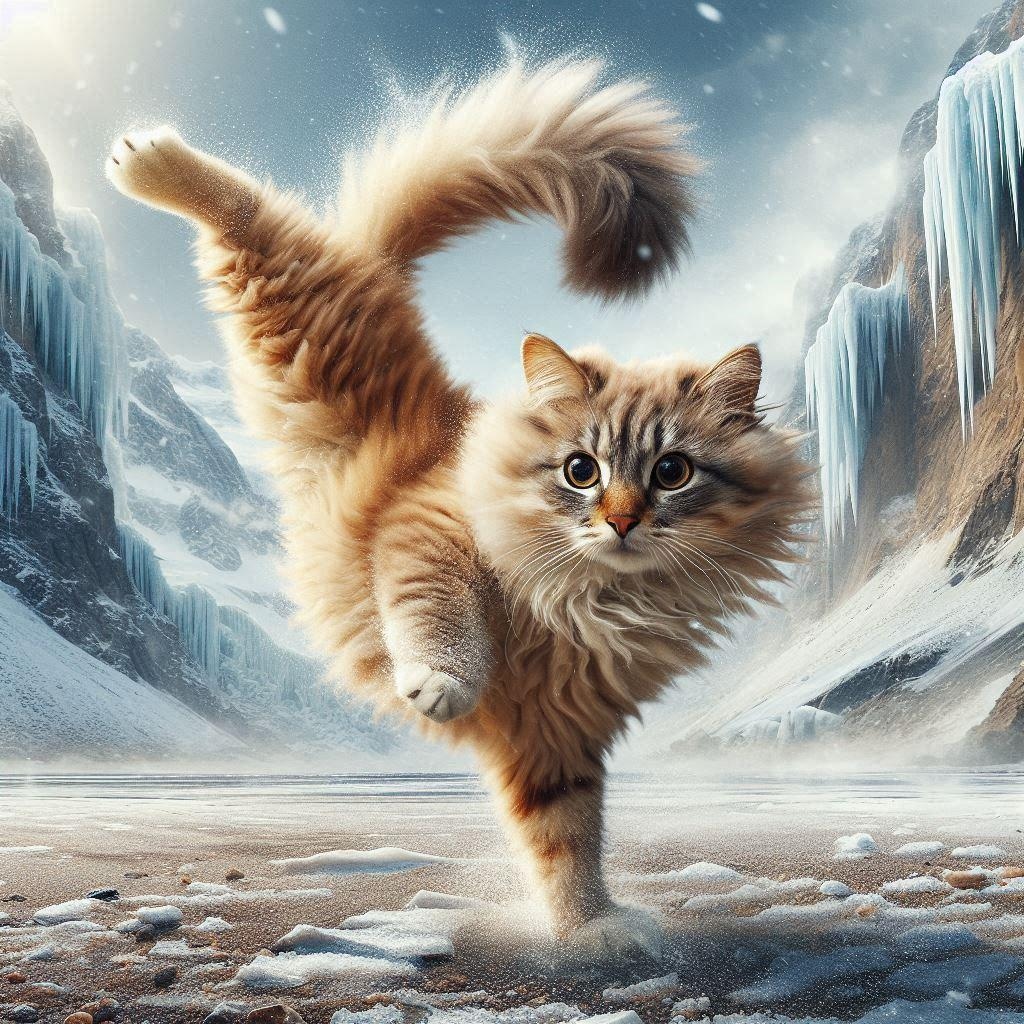 極限環境下で踊る猫