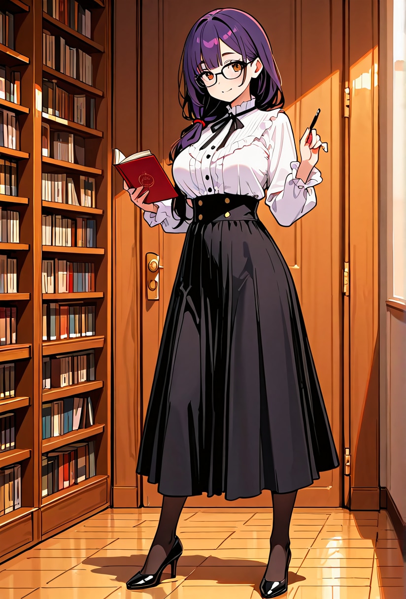 図書館のおねいさん