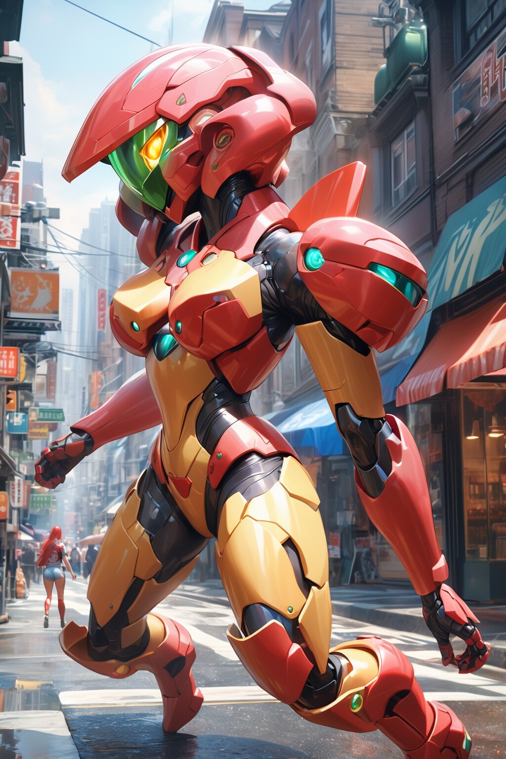 パワードスーツ女子