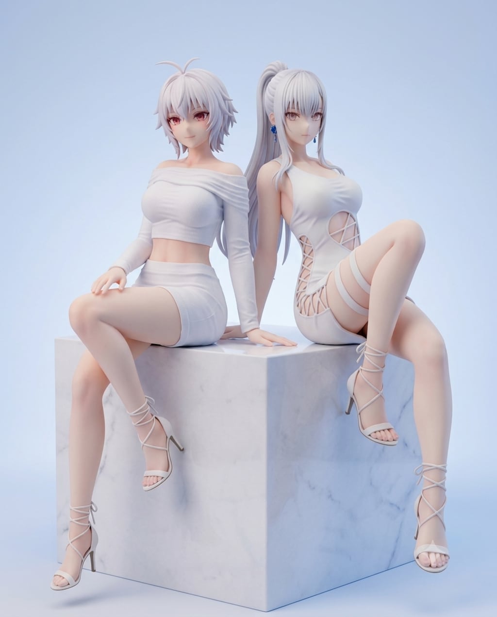 白の姉妹