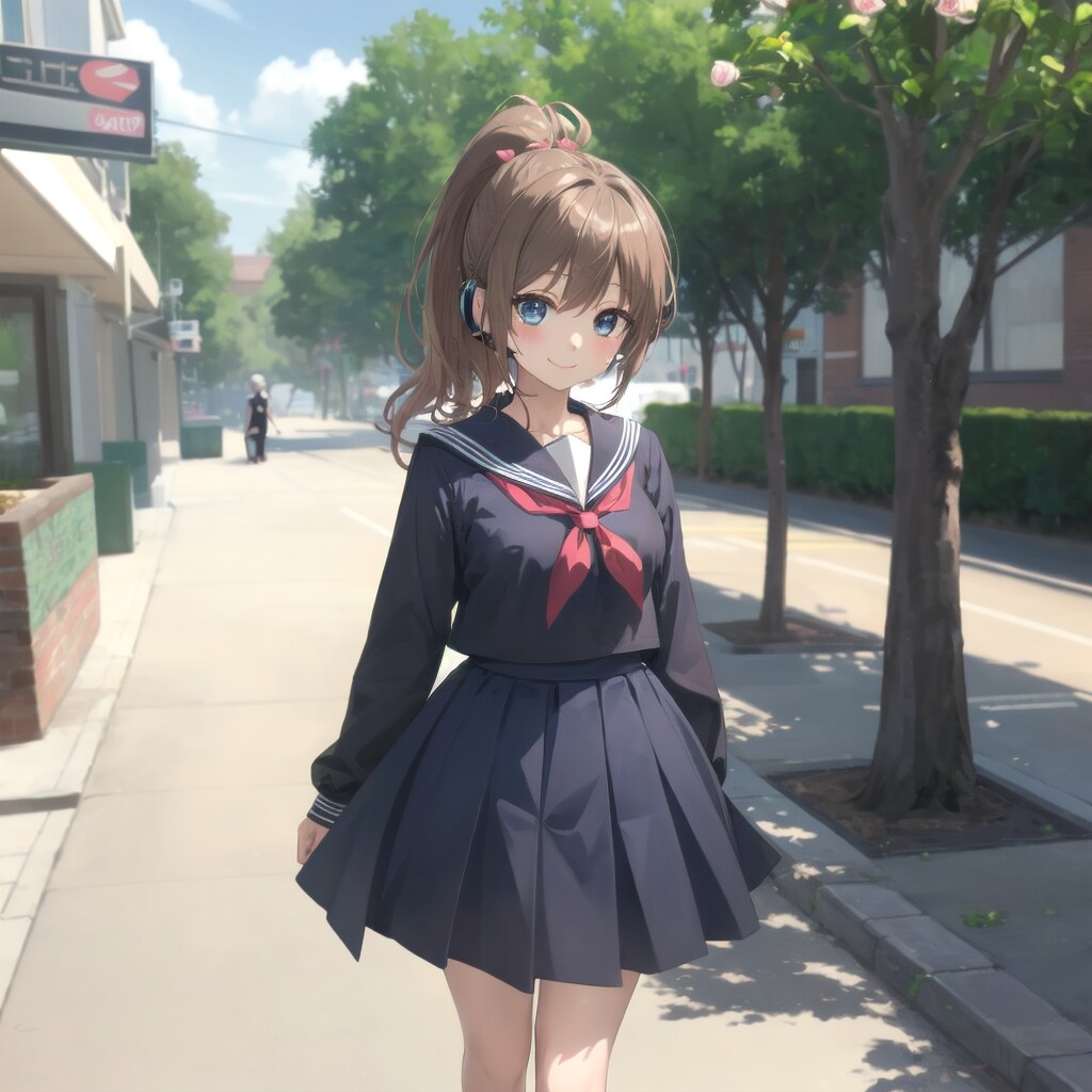 JK、街を歩く #2