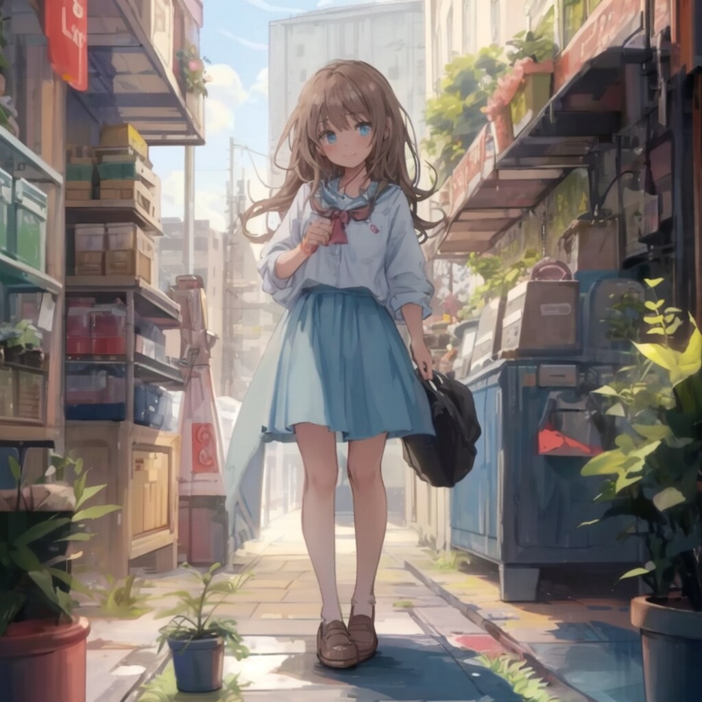 JK、街を歩く #2