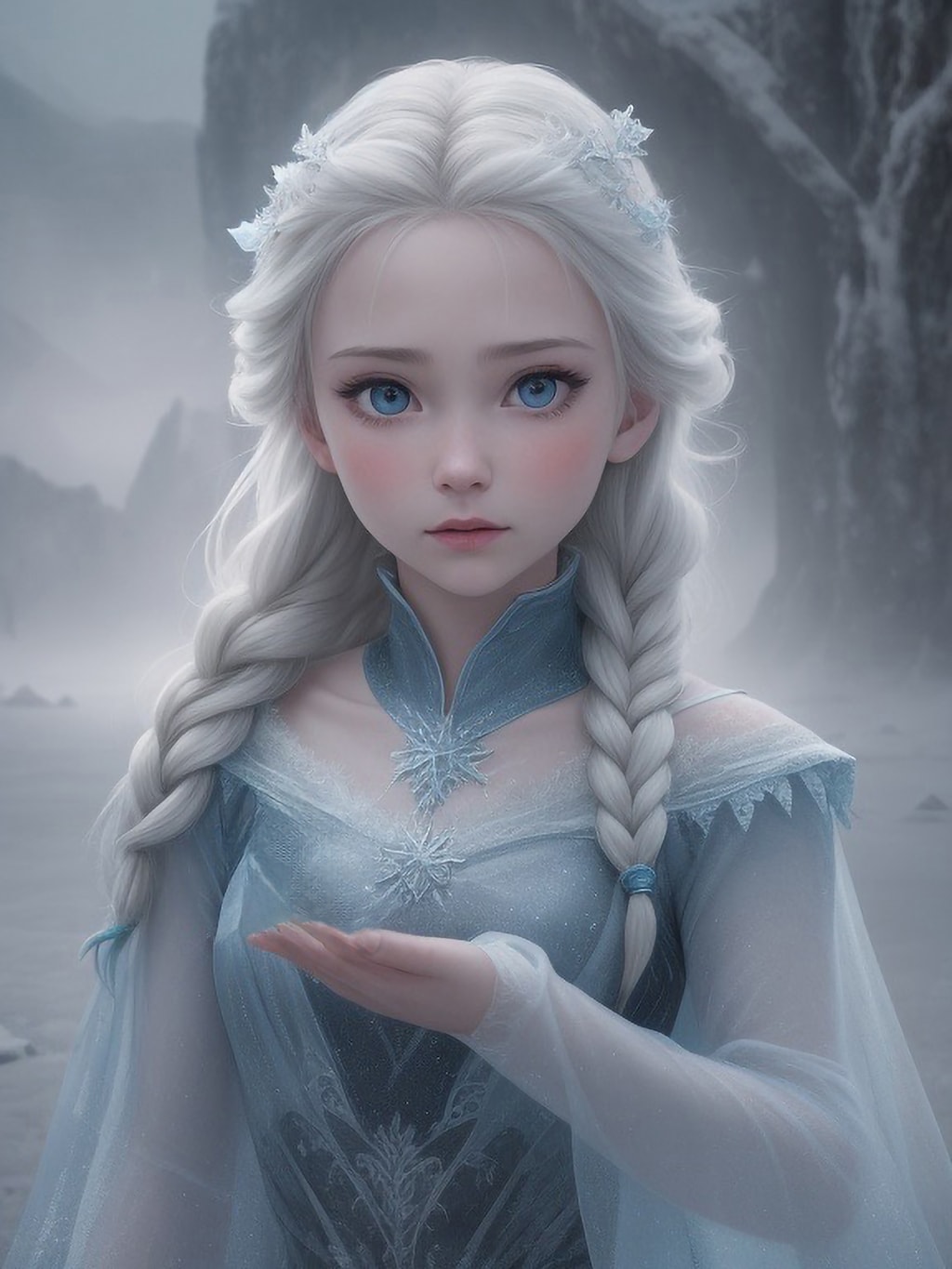 幻想北極王国の少女