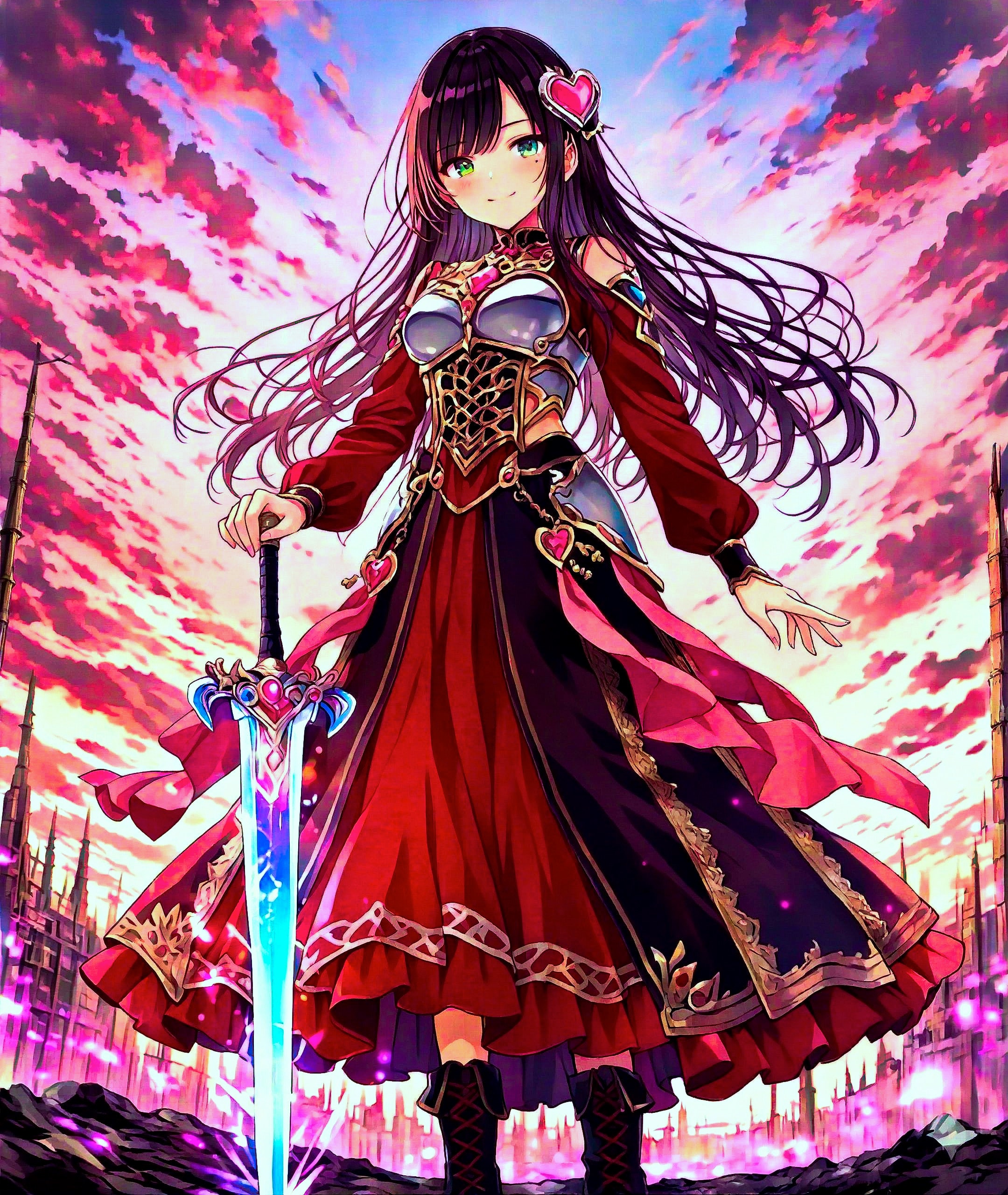ロングスカートな女勇者 | の人気AIイラスト・グラビア