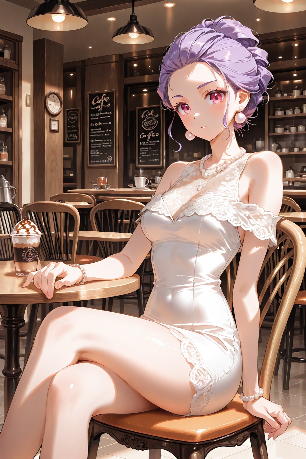 カフェでの待ち時間