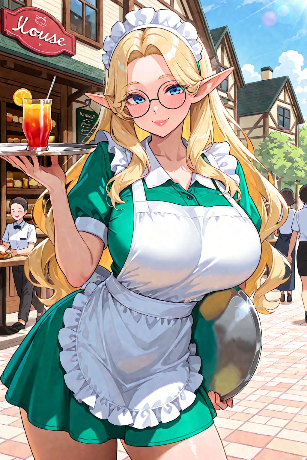 美しい人妻がいるレストラン