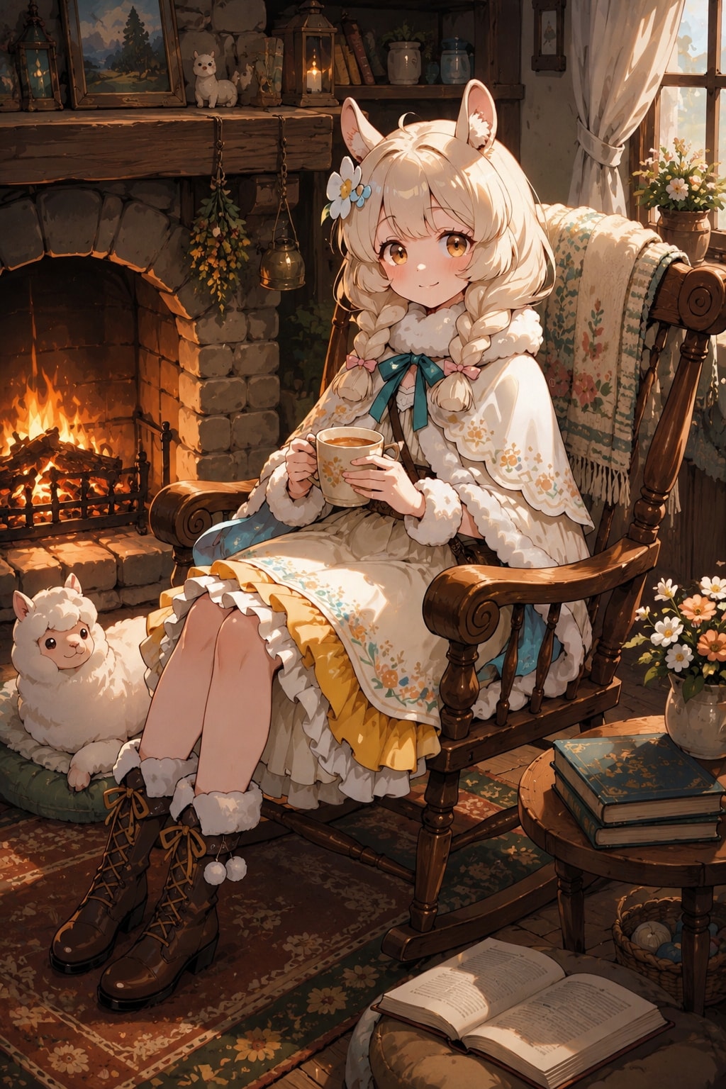 (うちの子縛り)120.「り」 →「リラックス」Alpaca（あるぱか）