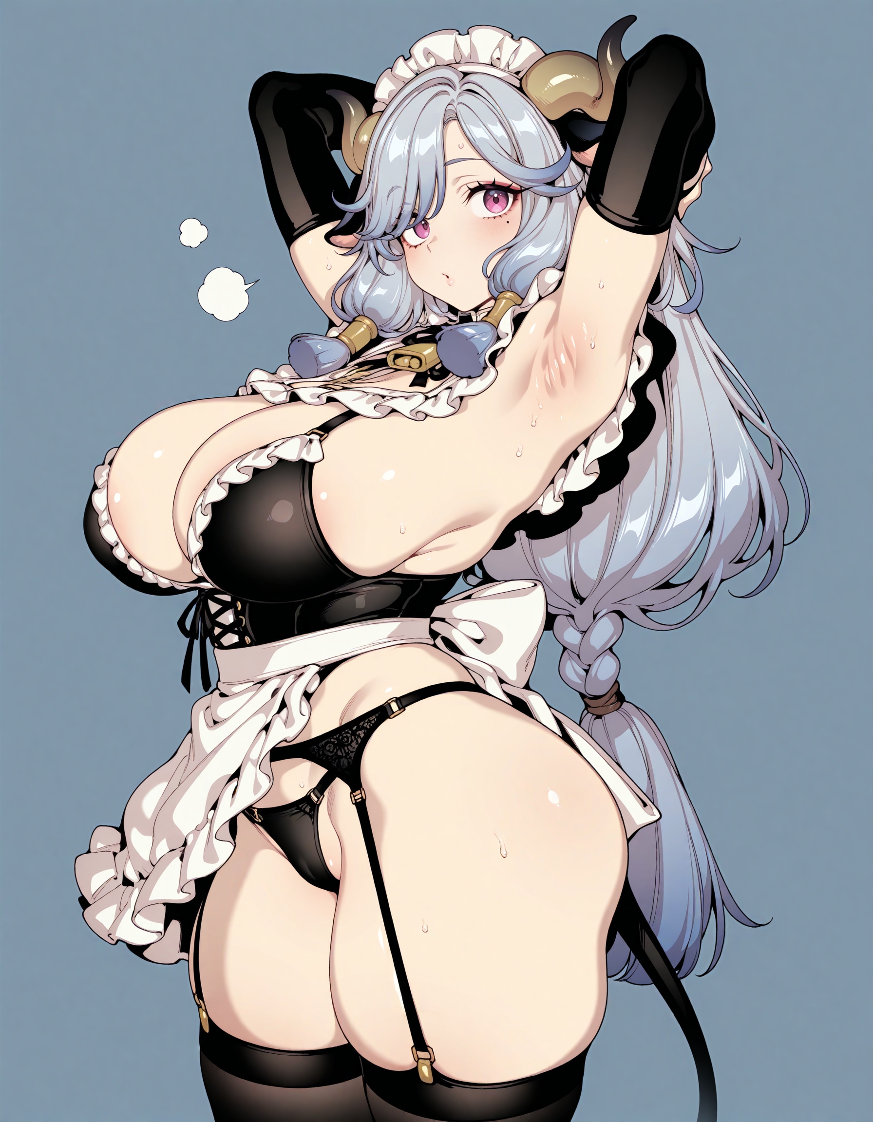 偶蹄目メイドさん