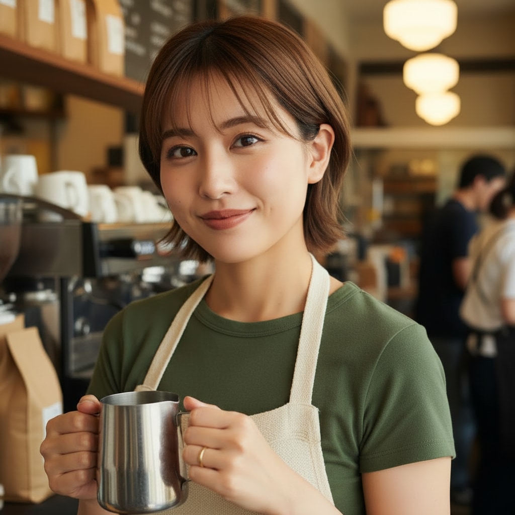 喫茶店でアルバイト
