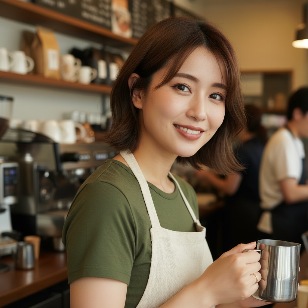 喫茶店でアルバイト