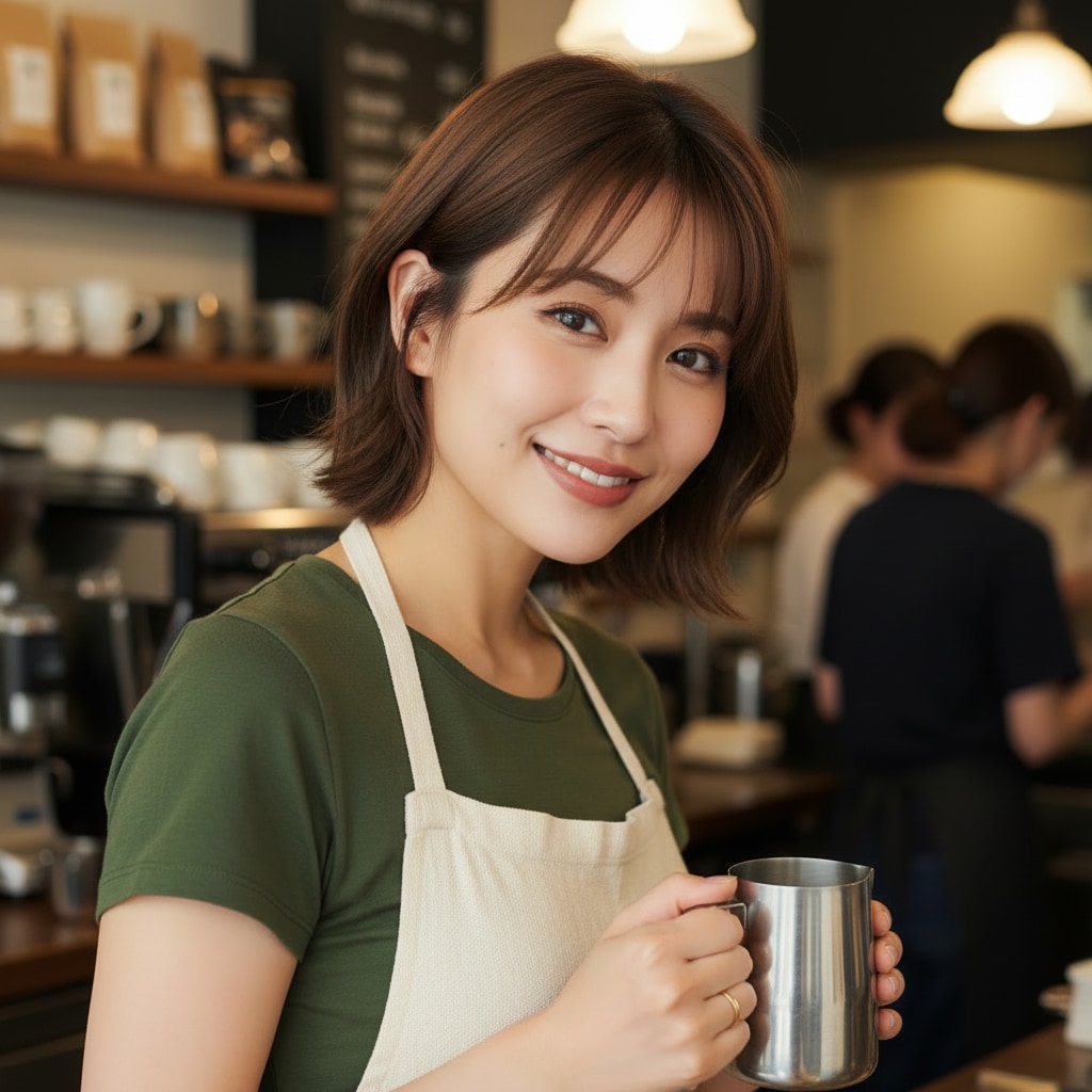 喫茶店でアルバイト