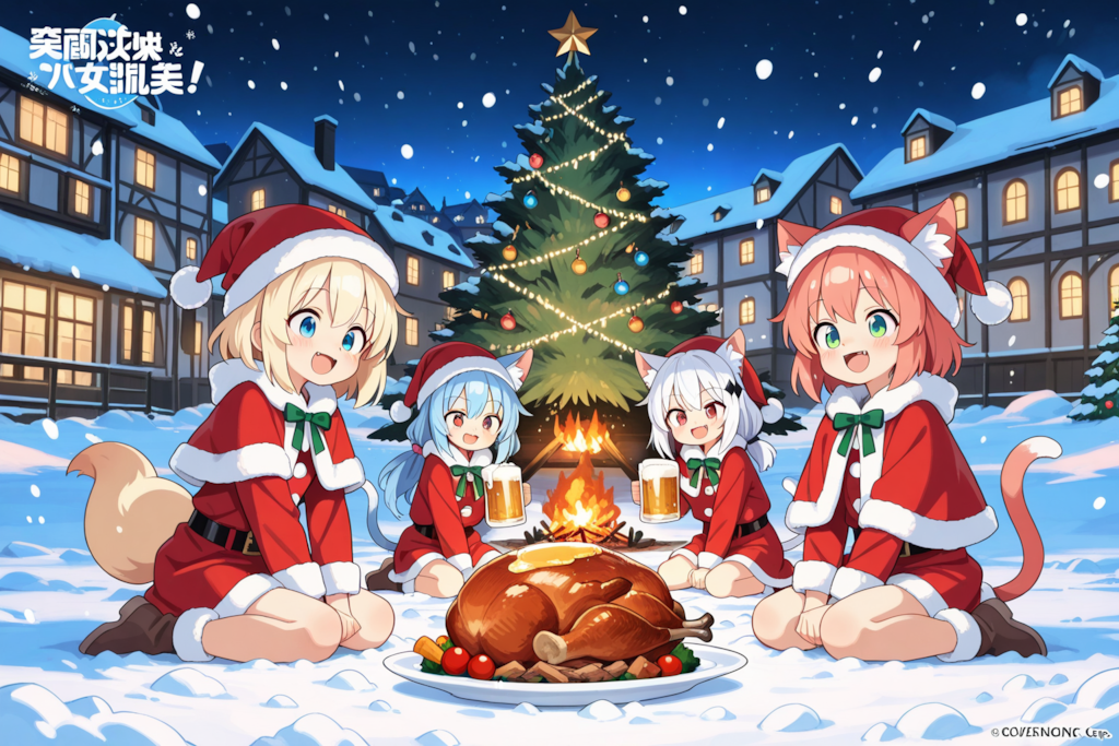 さぁ、私達もクリパ―するにゃん！！