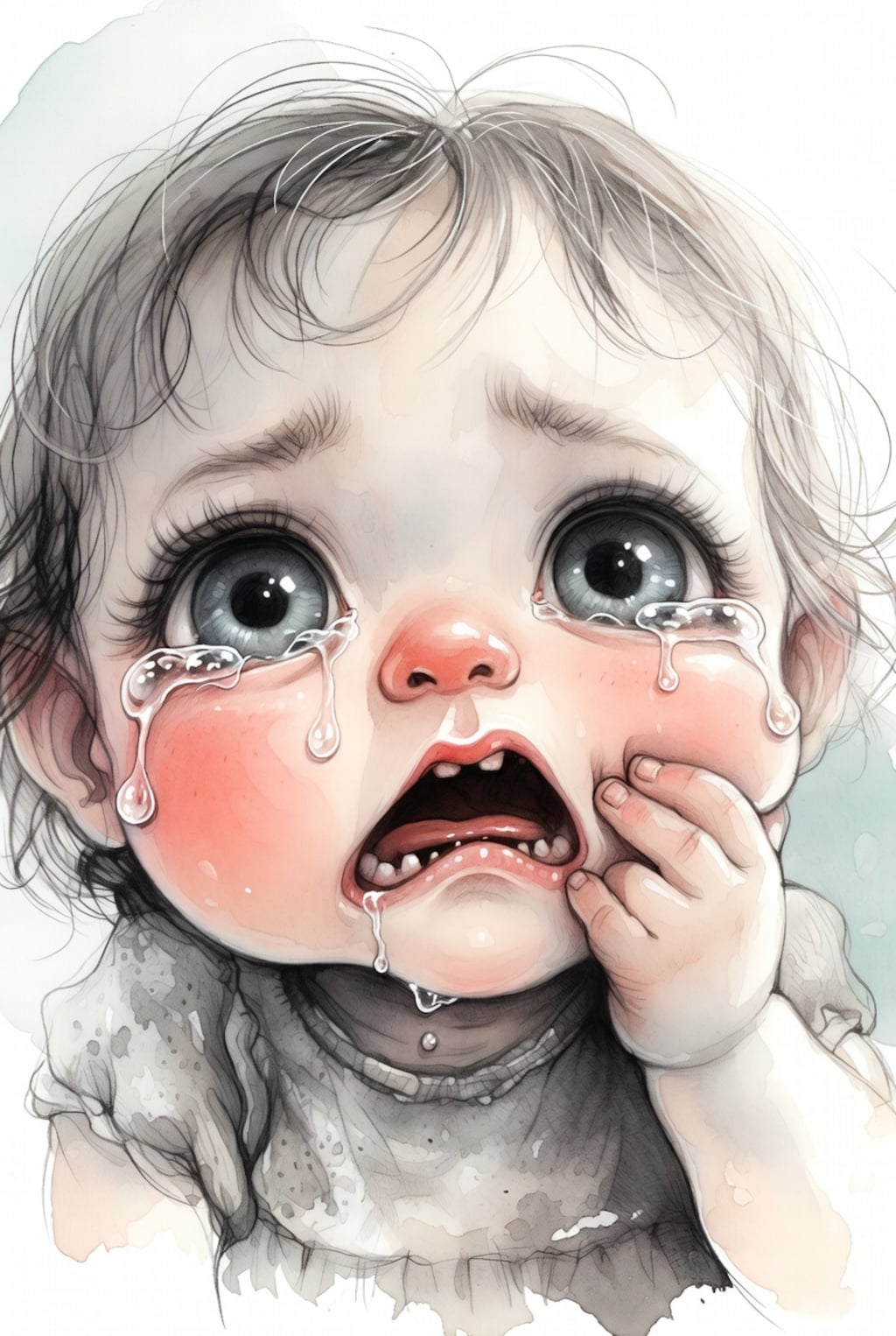 歯痛な女の子