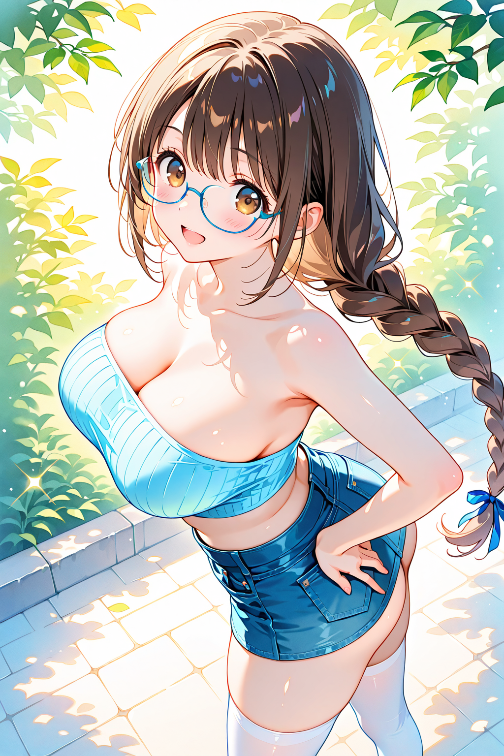 巨乳はチューブトップを着れないと聞いて