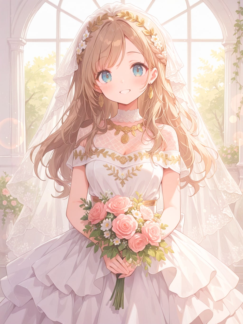 古代ギリシャ風ウェディングドレス