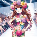 ちちぷいファッションショー（花の服編） 9枚目