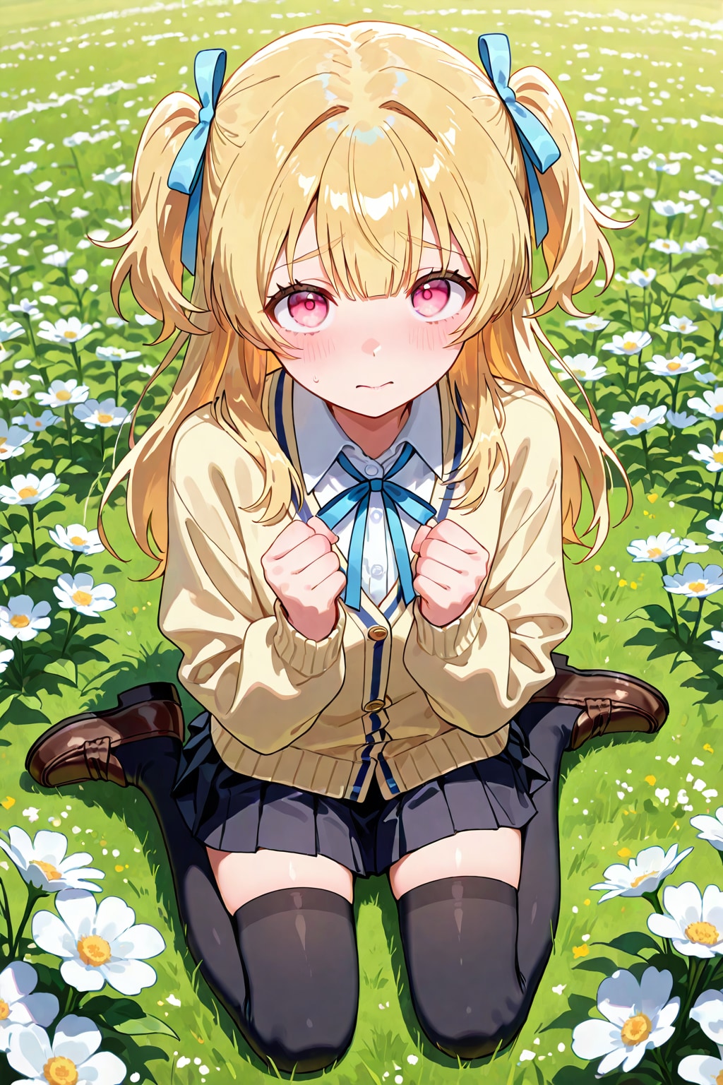 花畑で遭遇！！！