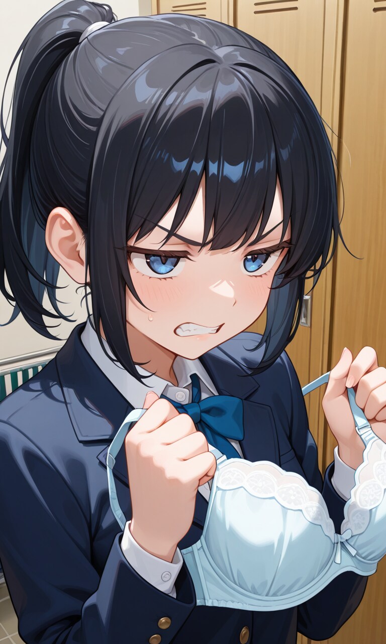【うちの子】お姉ちゃんズルい！！姉のブラを持ったチハルちゃんの叫び
