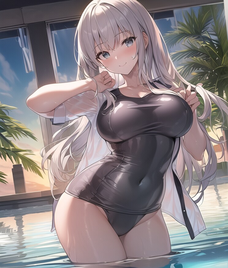 ワイシャツ水着