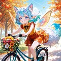 11枚）自転車に乗る妖精さん 3枚目