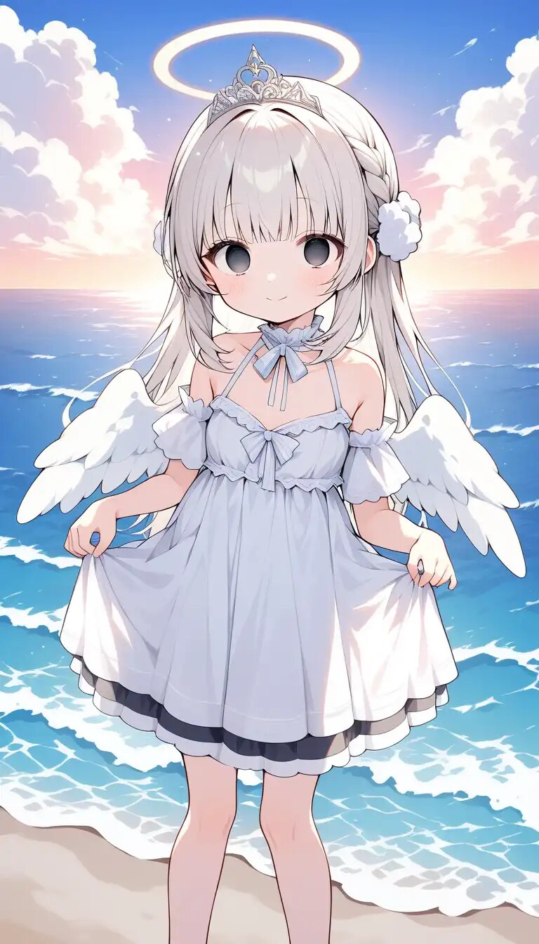波打ち際のうちの子