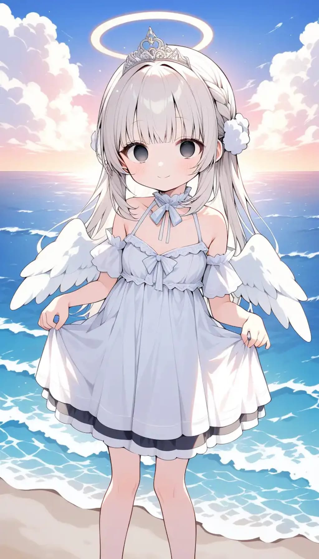 波打ち際のうちの子