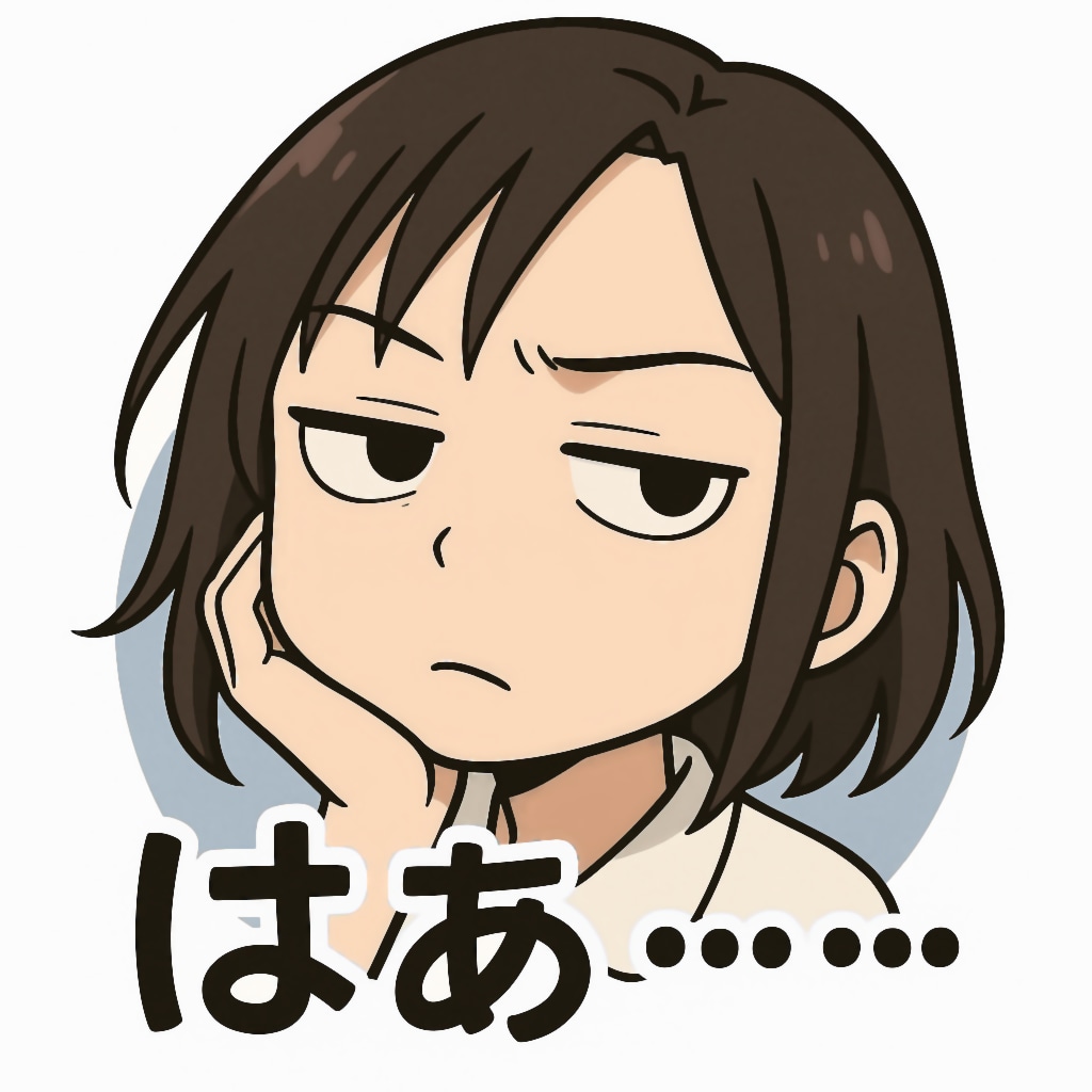 【軽蔑のジト目】