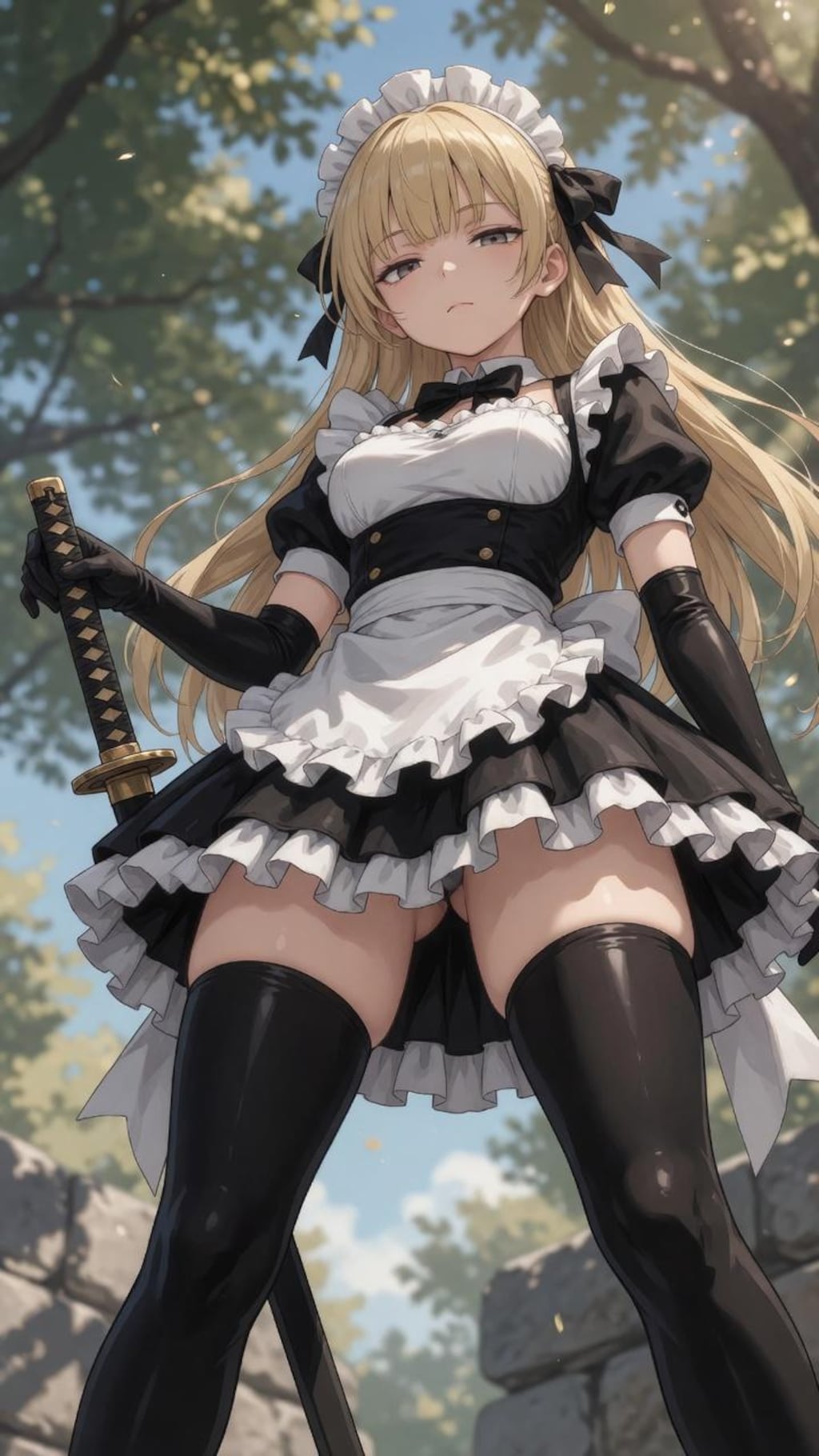 メイド×刀