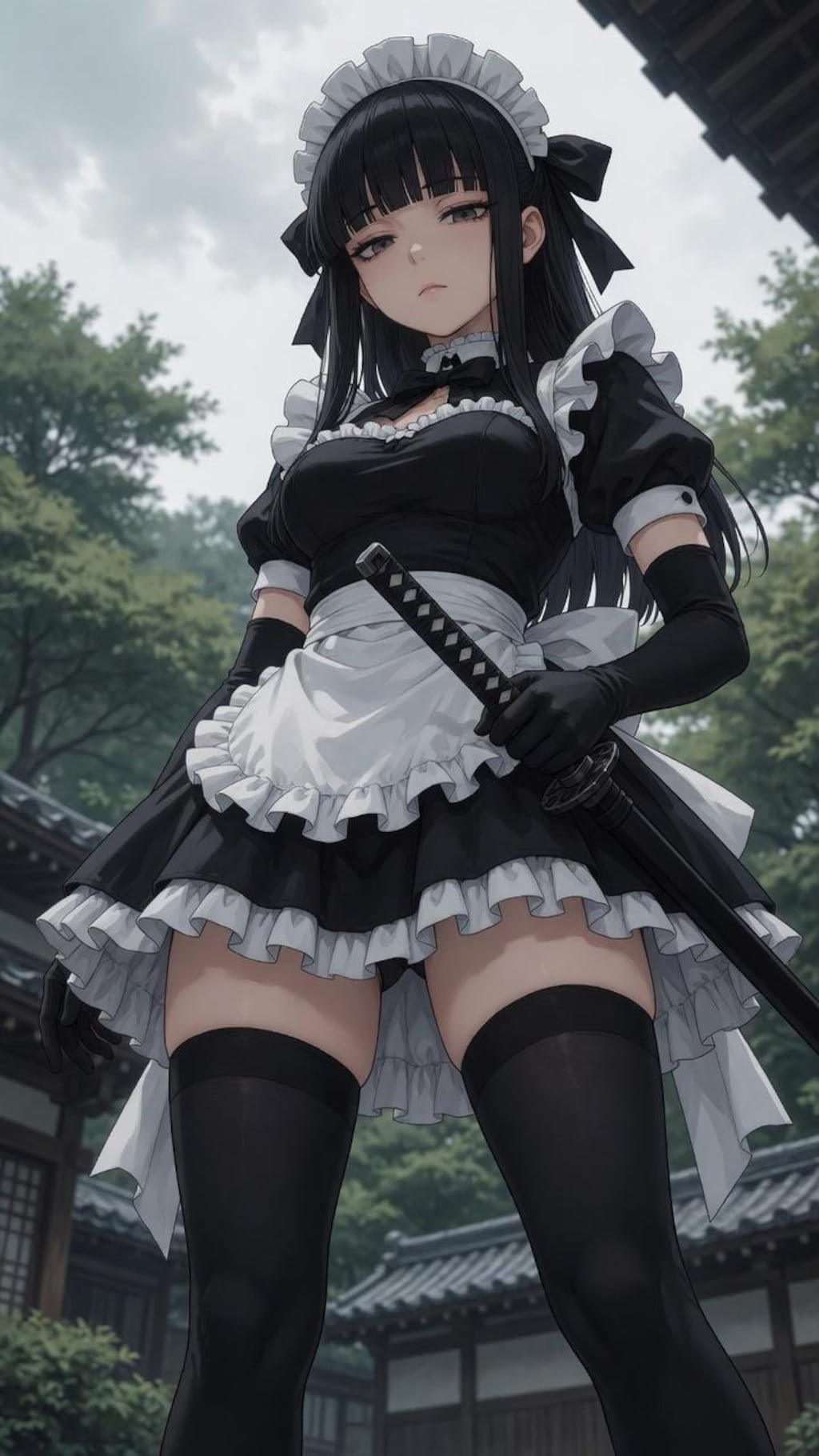 メイド×刀