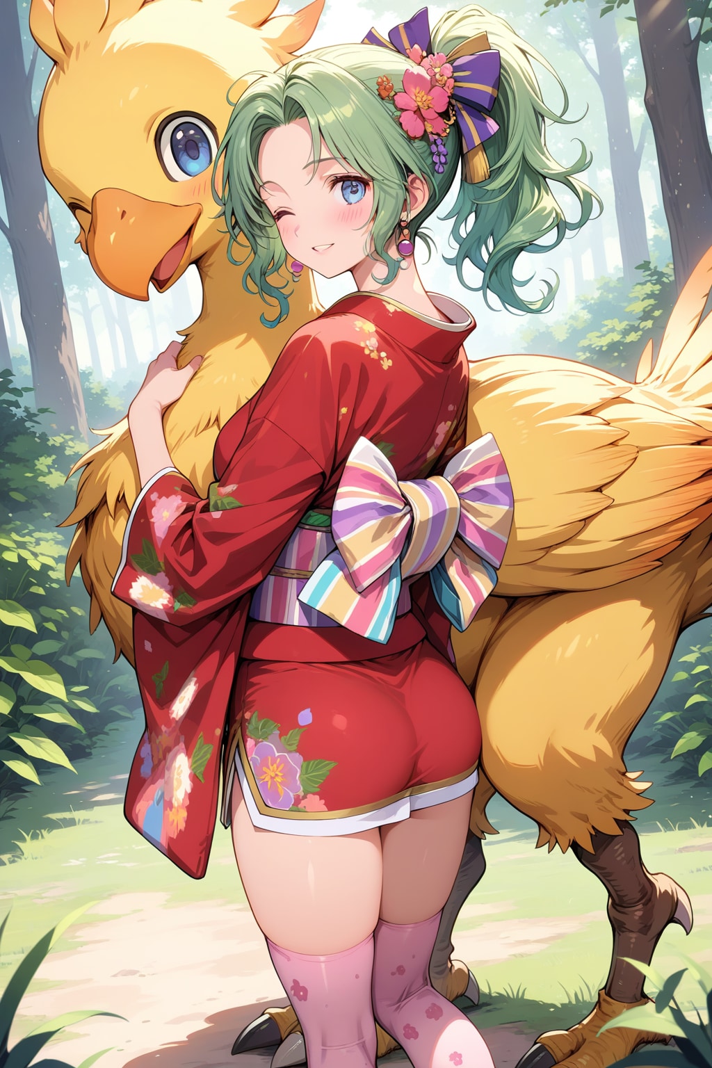 ティナとチョコボ