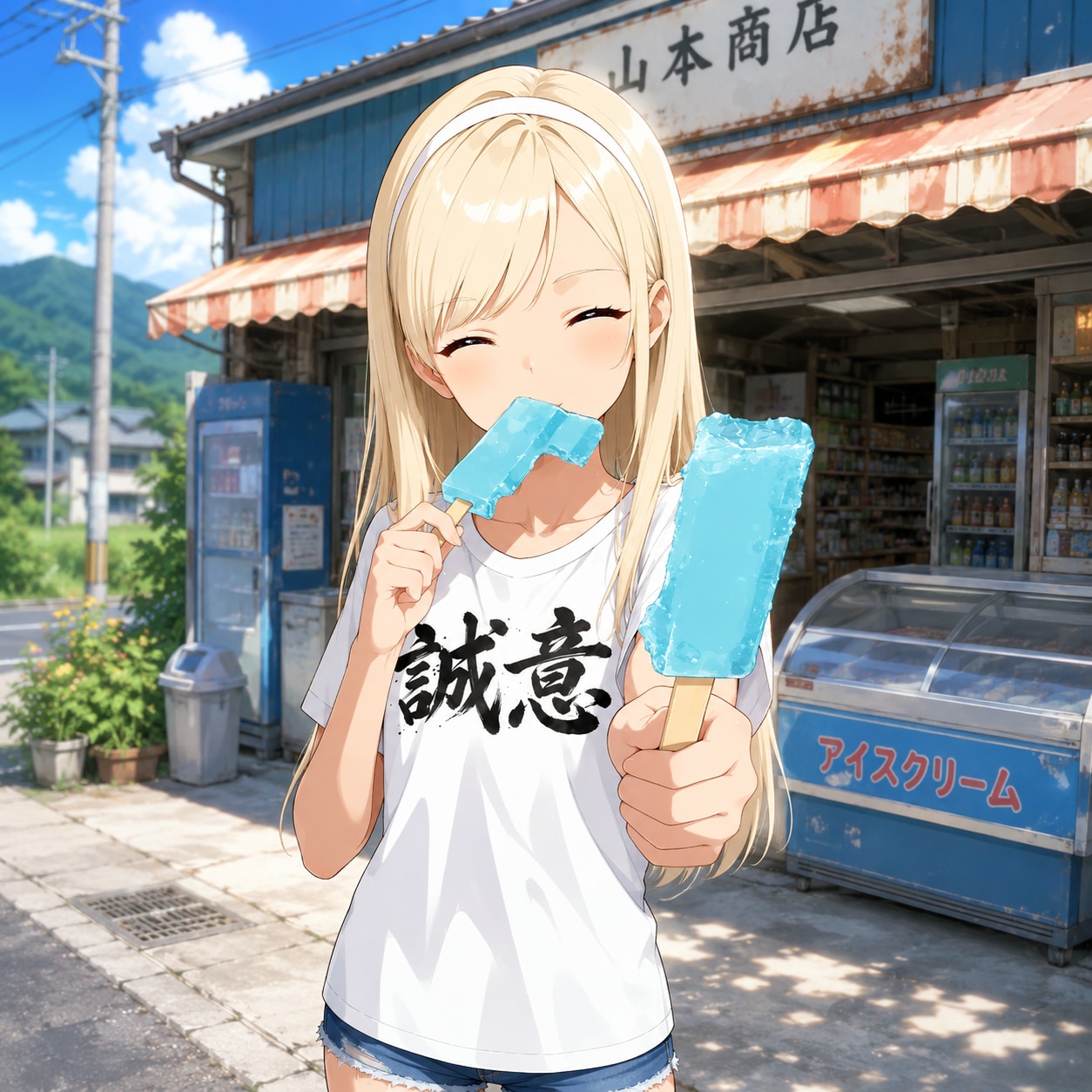 仲直りのはんぶんこ‼️ | の人気AIイラスト・グラビア