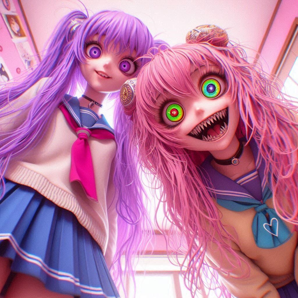 さいけ&でりこのツーショット