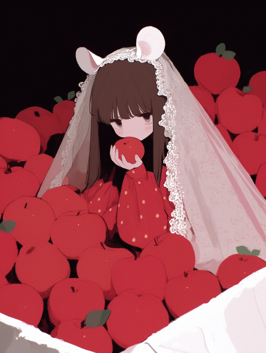 あかく　そまる