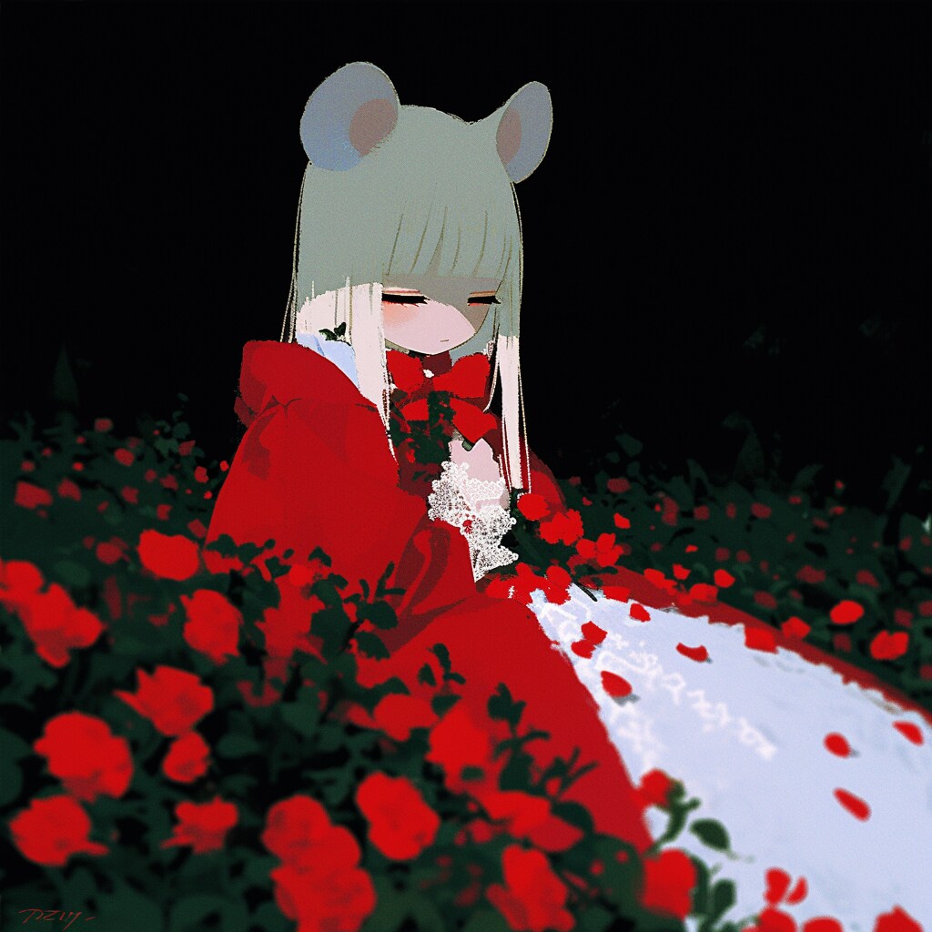 あかく　そまる